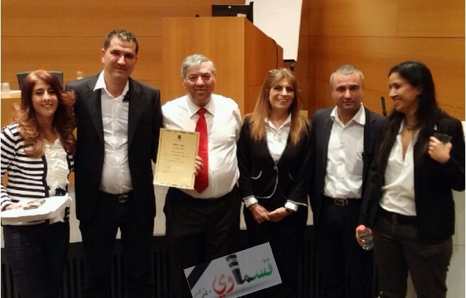 امير عاصي يتلقى شهادة شكر وتقدير من رئيس محكمة العمل في حيفا